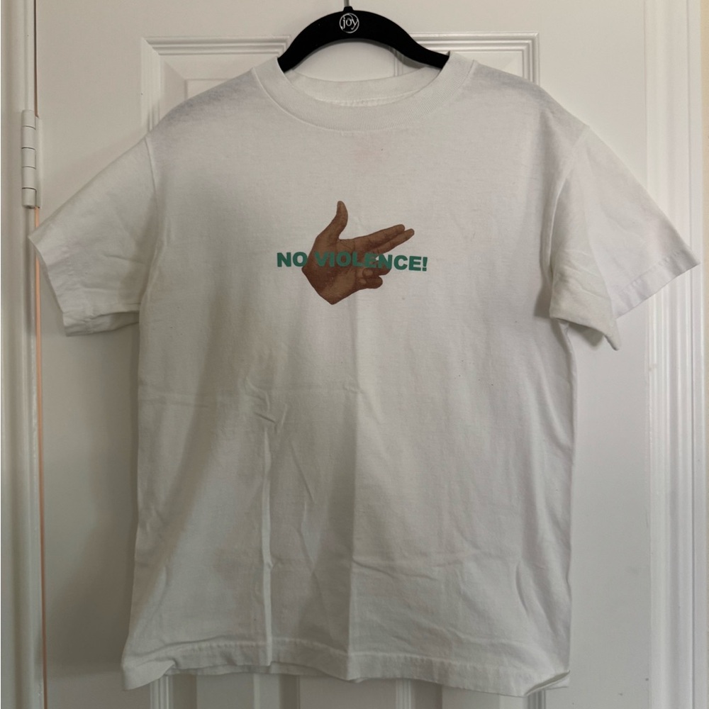 Golf Wang White 'No Violence' Graphic Tee